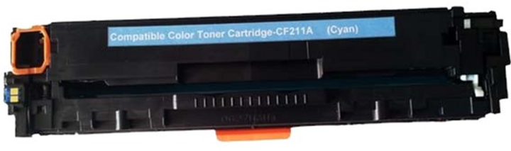 Тонер-картридж UPrint для HP CF211A Canon CRG731 Cyan (H.131ACE) - зображення 2