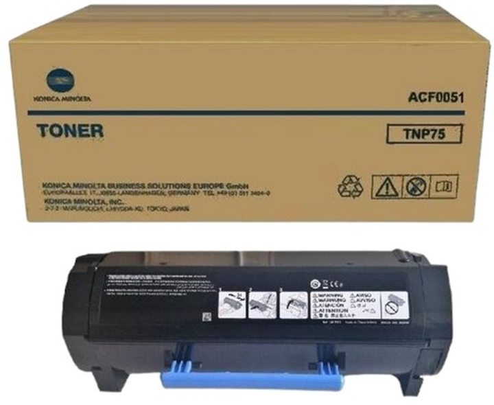 Toner Konica Minolta TNP75K Black (ACF0051) - obraz 1