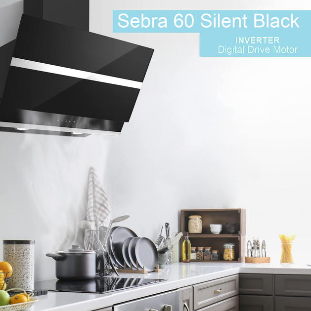 Витяжка Fabiano Sebra 60 Silent Black 8102.402.1645 - изображение 5