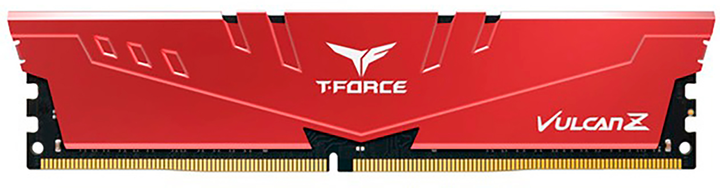 Pamięć RAM Team Group VULCAN Z DIMM DDR4-3600 16384MB Single PC4-28800 Red (TLZRD416G3600HC18J01) - obraz 1