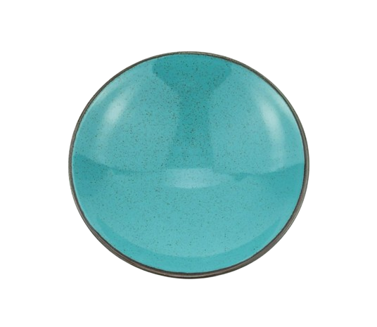 Салатник глибокий круглий Turquoise порцеляновий 25 см Porland 368126/T - зображення 2