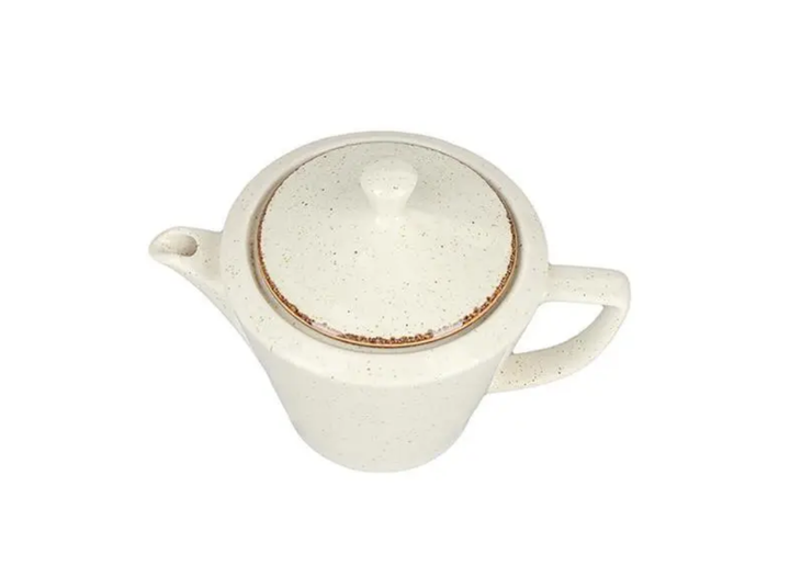 Чайник с крышкой Beige 500 мл фарфоровый Porland 938405/B - изображение 2