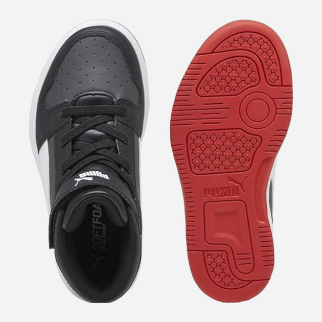 Дитячі демісезонні черевики для хлопчика Puma Rebound Layup SL V PS 37048801 34 (1.5UK) Чорні (4060981199663) - зображення 4