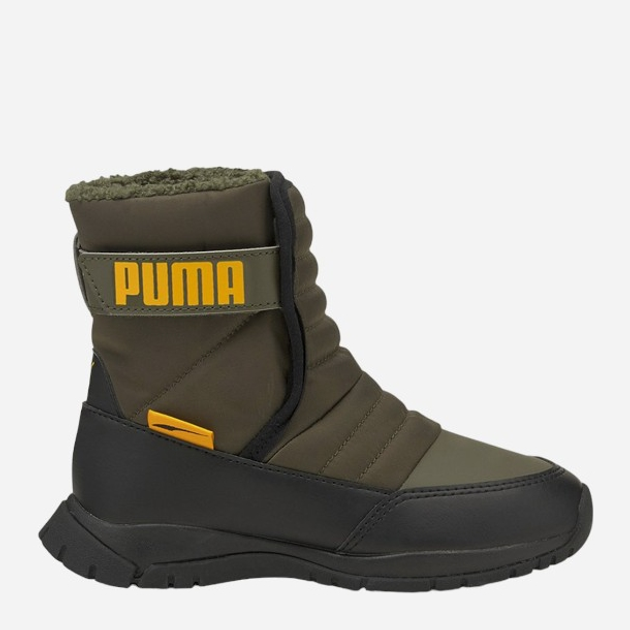 Дитячі зимові чоботи для хлопчика Puma Nieve Boot WTR AC PS 38074502 32 (13UK) Оливкові (4063699501162) - зображення 1