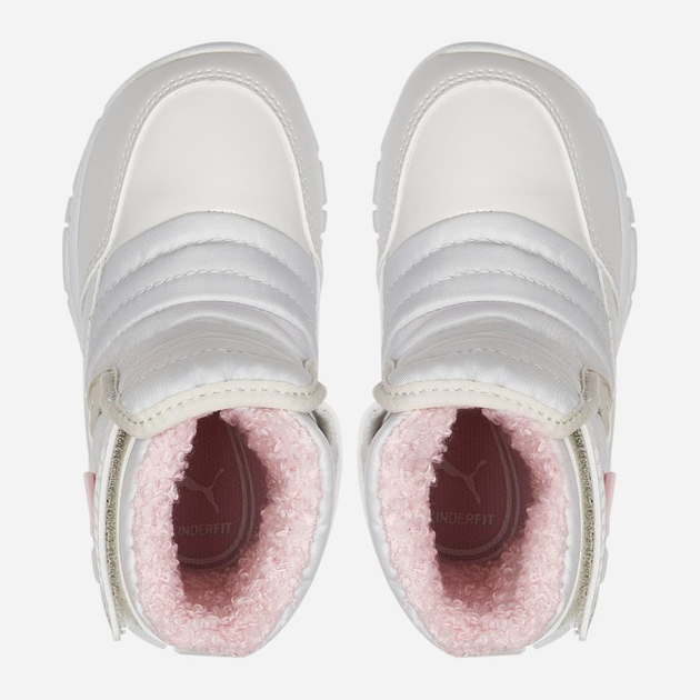 Zimowe kozaki dziecięce dla dziewczynki ocieplane Puma Nieve Boot WTR AC Inf Nimbus 38074608 27 (9UK) Szare (4065449314060) - obraz 5
