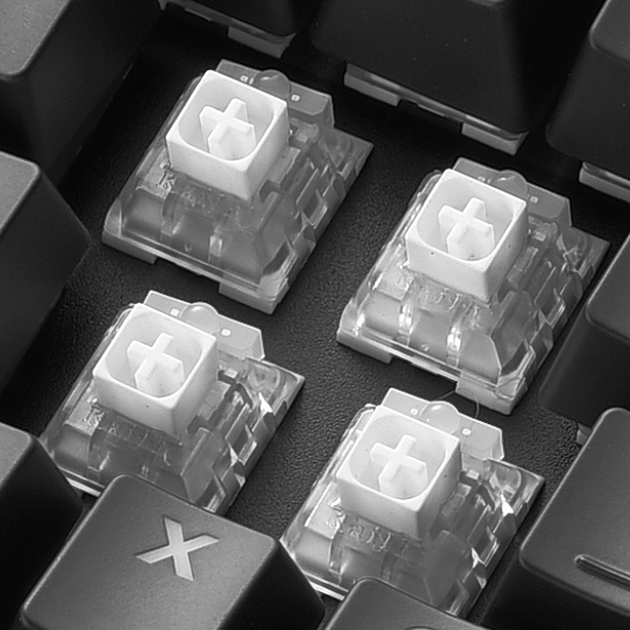 Клавіатура дротова Sharkoon Skiller SGK60 Kailh Box White USB Black (4044951030095) - зображення 8