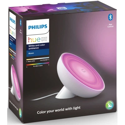 Настольная лампа Philips Hue Bloom, Color, BT, DIM, біла