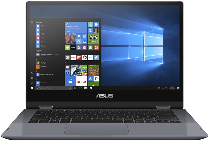 Ноутбук 14" Asus VivoBook Flip 14 (TP412FA-EC363T) Intel Pentium 5405U RAM 4GB SSD 128GB 10час батарея Win10 Factory Recertified - изображение 3