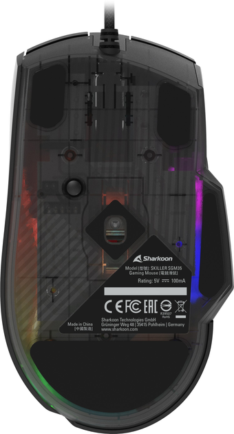 Mysz Sharkoon Skiller SGM35 Black (4044951040216) - obraz 9