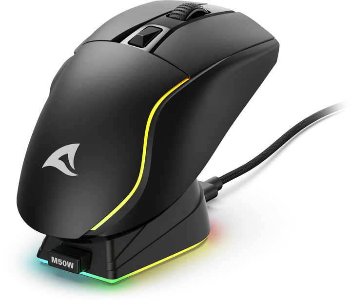 Миша Sharkoon Skiller SGM50W Black (4044951040230) - зображення 9