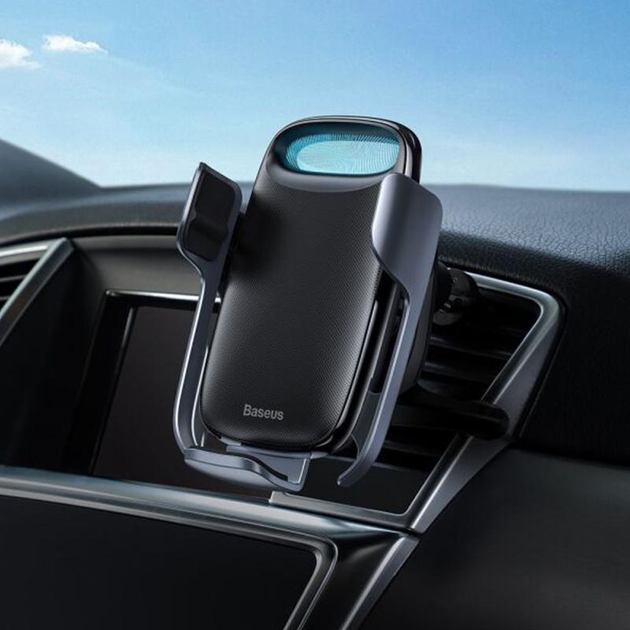 Автоутримувач Baseus Milky Way Electric Bracket Black - зображення 3
