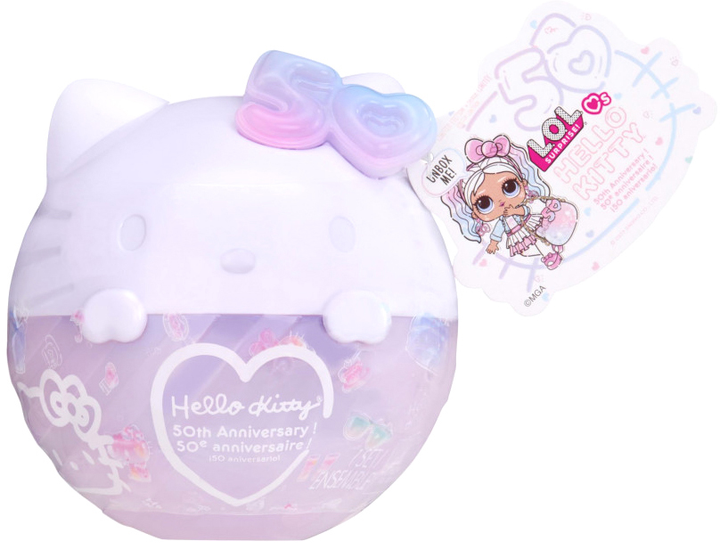 Lalka z akcesoriami L.O.L. Surprise Loves Hello Kitty Tot Miss Pearly w kuli (0035051503828) - obraz 1