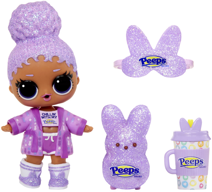 Лялька з аксесуарами L.O.L. Surprise Loves Peeps Tots Cozy Bunny в кулі (0035051532217) - зображення 3