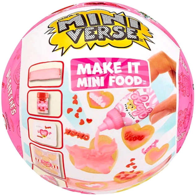 Zestaw zabawek MGA Miniverse Make It Mini Diner Valentine`s Day Theme for Sidekick (0035051505457) - obraz 1