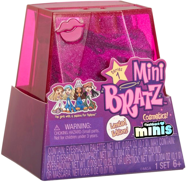 Набір косметики-сюрприз Bratz Flashback Minis Cosmetics в коробці (0035051585855) - зображення 2