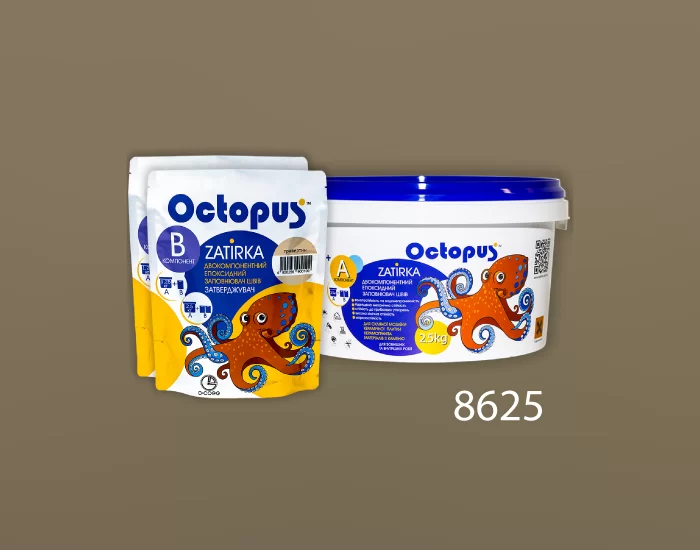 Затирка для плитки Octopus Zatirka 8625 эпоксидная 2,5 кг - изображение 2