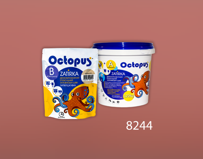 Затирка для плитки Octopus Zatirka 8244 эпоксидная 1,25 кг - изображение 2