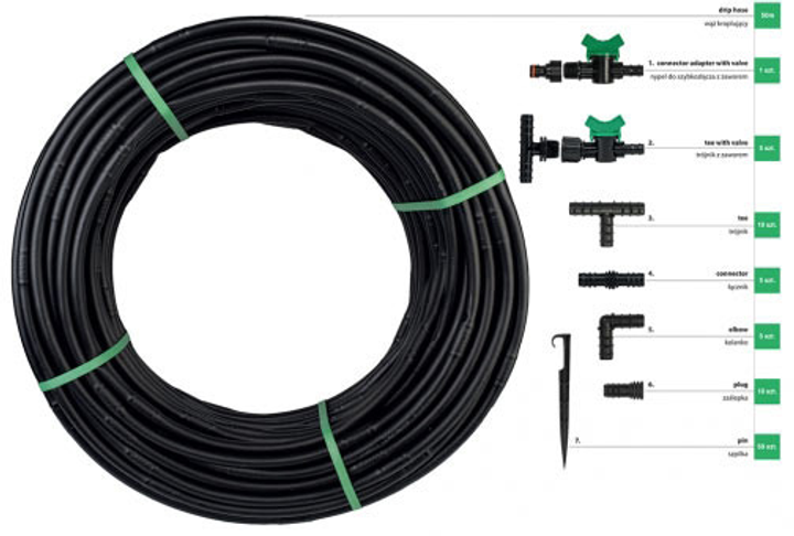 Комплект з крапельною трубкою Bradas WATER FLOW DRIP 50 м (DSWWF50-SET2) - зображення 4