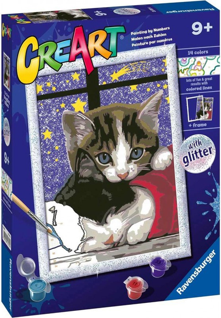 Картина по номерах Ravensburger CreArt Classic Cute Kittens 18 x 24 см (4005556237074) - зображення 1