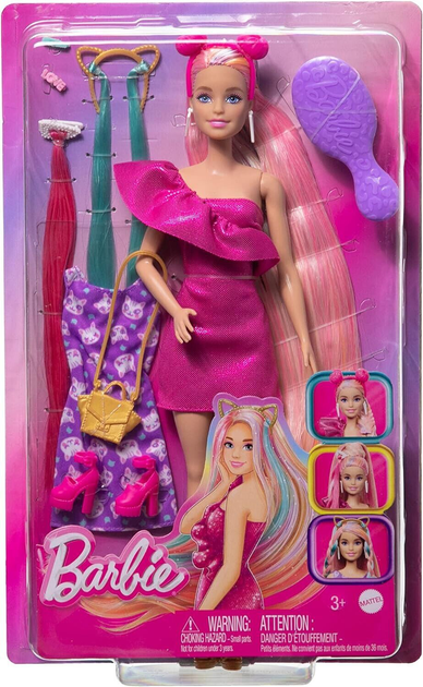 Lalka Mattel Barbie Fun and Fancy Hair z akcesoriami 30 cm (0194735108190) - obraz 1