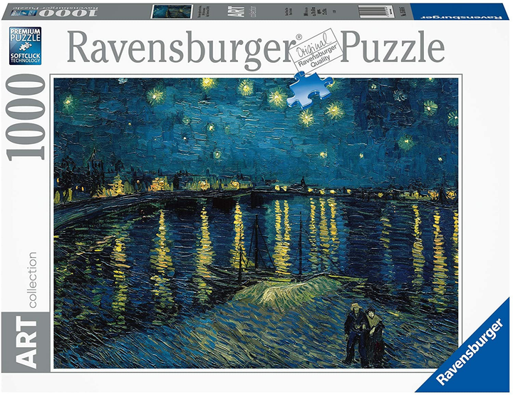 Пазл Ravensburger Van Gogh Starry Night 70 x 50 см 1000 елементів (4005556156146) - зображення 1