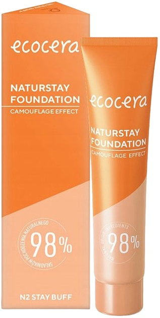 Podkład do twarzy Ecocera Naturstay N2 Stay Buff 30 ml (5908217993816) - obraz 1