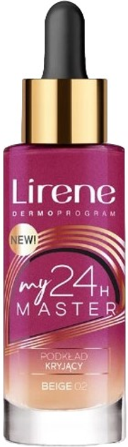 Тональний крем для обличчя Lirene My Master маскувальний 02 Beige 30 мл (5900717656222) - зображення 1