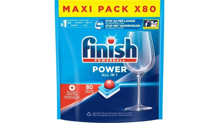 Таблетки для посудомийних машин FINISH POWER ALL IN ONE REGULAR 80 шт. - зображення 1