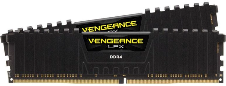Оперативна пам'ять Corsair DDR4-4000 16384MB PC4-32000 (Kit of 2x8192) Vengeance LPX Black (840006617693) - зображення 1