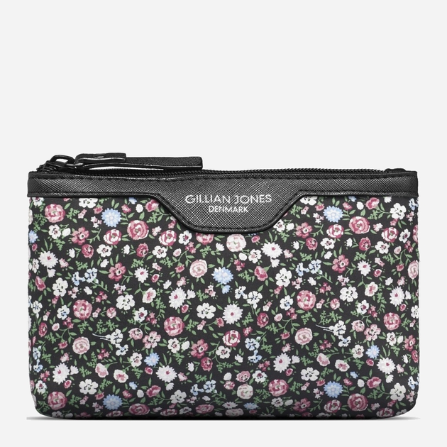 Kosmetyczka damska Gillian Jones Urban Travel Makeup Bag Multi Flower Wielokolorowa (5713982009545) - obraz 1