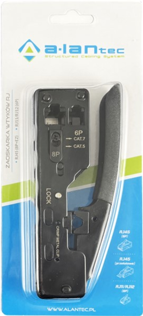 Wielofunkcyjne narzędzie do zaciskania Alantec NI041 RJ-45/12/11 (5901738559967) - obraz 4
