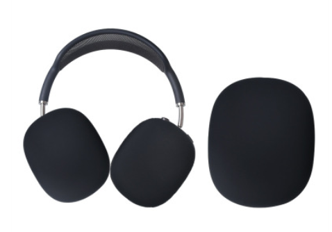 Чохол-накладка DK Silicone Candy Friendly для Apple AirPods Max 1 / 2 (black) - Фото 3 Чохол-накладка DK Silicone Candy Friendly для Apple AirPods Max 1 / 2 (black) - зображення 3