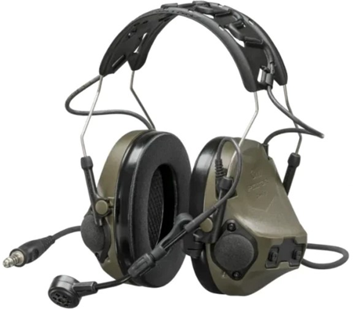 Наушники активные 3M MT14H418A-86 GN PELTOR ComTac VIII, 4-контакт (NATO) Зеленые (7100320872) - изображение 1