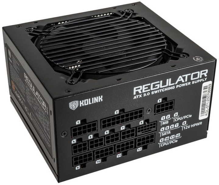 Блок питания KoLink REGULATOR 80 Plus Gold 1200 W (100273747) - изображение 1