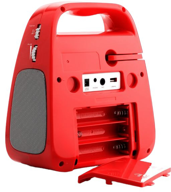 Програвач CD-дисків з караоке GoGEN DECKO KARAOKE R Red (GOG-DECKOKARAOKER) - зображення 6