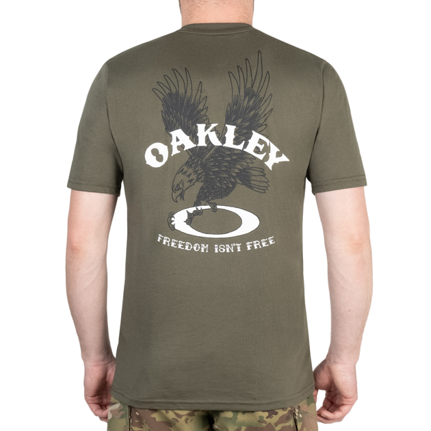 Футболка з малюнком Oakley SI Freedom Isnt Free Tee Tundra 2XL (FOA404135-86V) - изображение 2