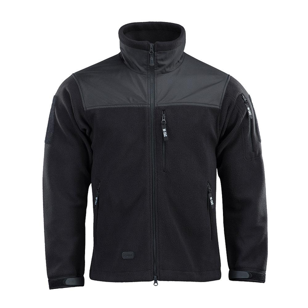 Тактическая армейская куртка M-Tac Alpha Microfleece Gen.II Black черный M - изображение 2