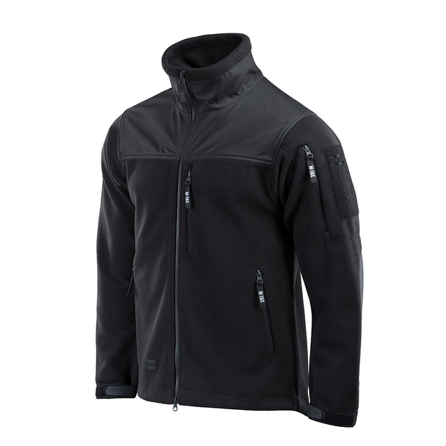 Тактична армійська куртка M-Tac Alpha Microfleece Gen.II Black чорний S - зображення 1