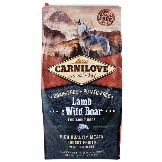 Сухой корм для собак Carnilove Adult Lamb and Wild Boar 12 кг ...