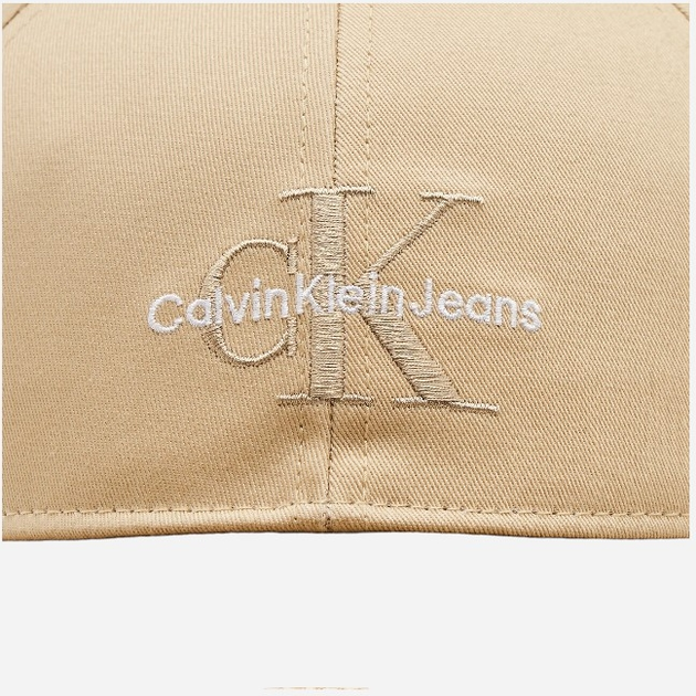 Кепка чоловіча Calvin Klein Jeans K50K512180-RAE One Size Бежева (8720639021390) - зображення 3