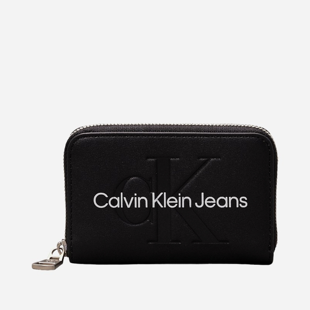 Гаманець жіночий зі штучної шкіри Calvin Klein Jeans K60K612255-0GQ Чорний (8720639017003) - зображення 1