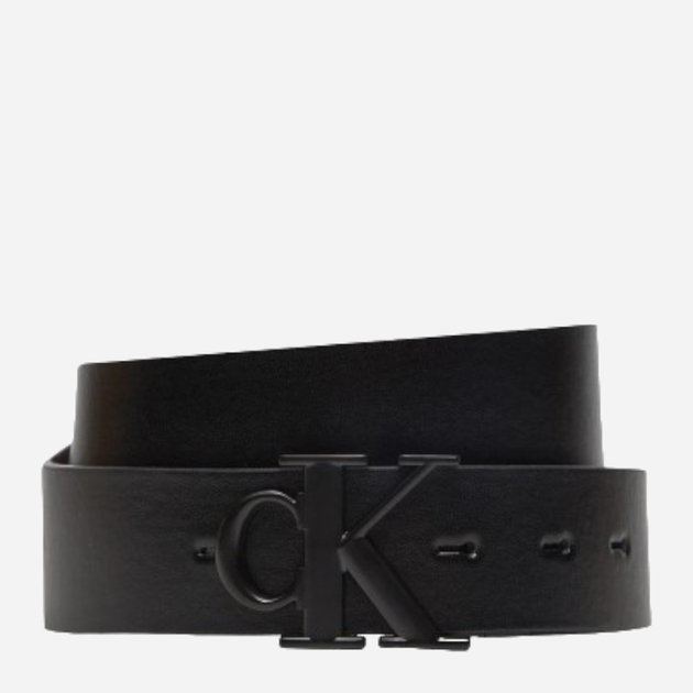 Ремінь чоловічий шкіряний Calvin Klein Jeans K50K512069-01C 90 см Чорний (8720639017751) - зображення 1