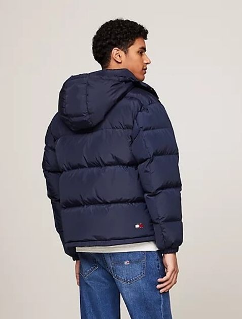 Пуховик зимовий короткий чоловічий Tommy Hilfiger DM0DM19537-C1G XL Темно-синій (8720636533865) - зображення 2