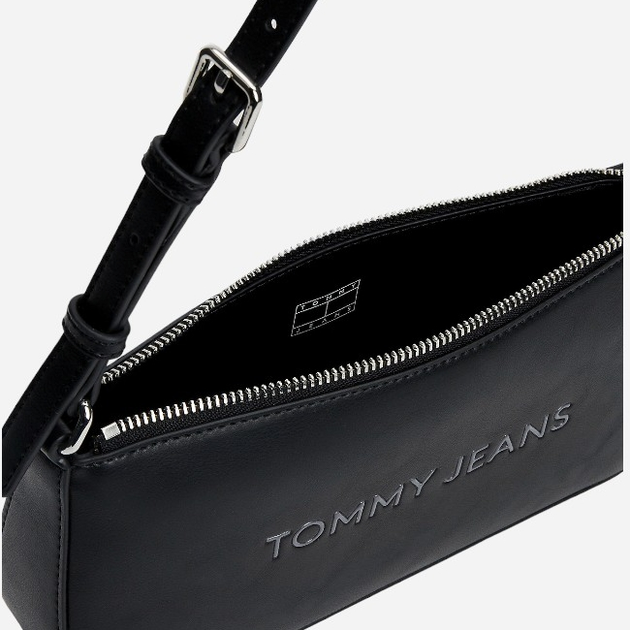 Сумка багет середня Tommy Jeans AW0AW16270-BDS Чорна (8720636871318) - зображення 4