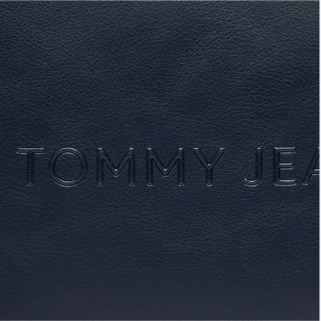 Torebka crossbody damska mała Tommy Jeans AW0AW16274-C1G Granatowa (8720636895956) - obraz 4