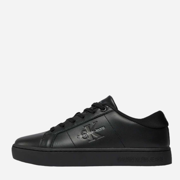 Sneakersy męskie skórzane do kostki Calvin Klein Jeans YM0YM00864 41 Czarne (8720109071887) - obraz 4