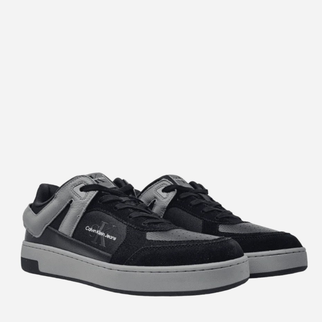 Sneakersy męskie zamszowe do kostki Calvin Klein Jeans YM0YM00994-0GQ 45 Czarne (8720109972627) - obraz 2