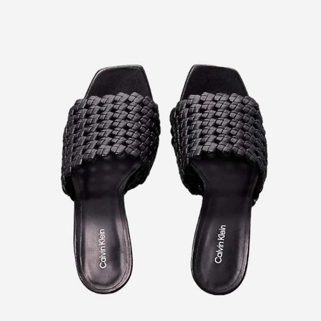 Klapki mule damskie Calvin Klein HW0HW02144-BEH 37 Czarne (8720639033102) - obraz 3