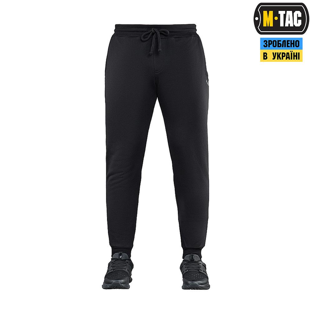 Тактические штаны M-Tac Cotton Classic Black черные L/L - изображение 2