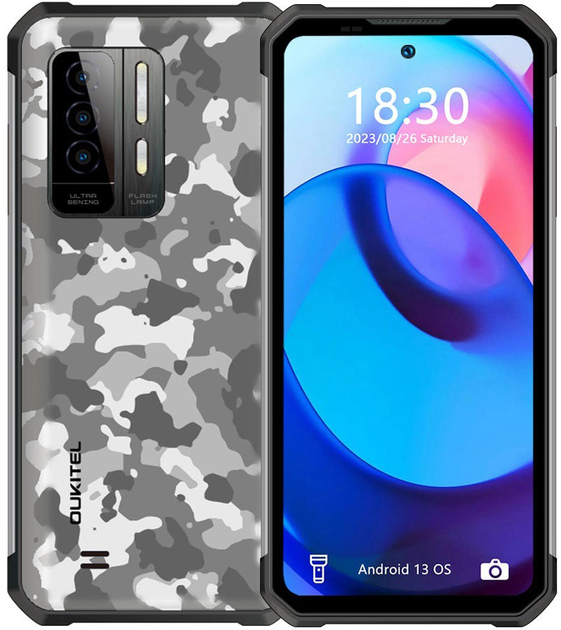 Smartfon Oukitel WP27 12/256GB Camouflage (6931940773034) - obraz 1